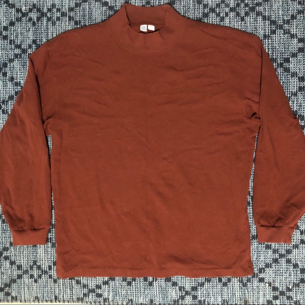 Mock turtle neck